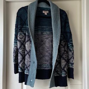 F21 contemporary grandpa cardigan S